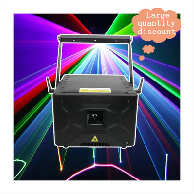 RGB انیمیشن لیزر دی جی نور برای دیسکو کلوب 1-5w RGB کامل رنگ لیزر پروژکتور نور