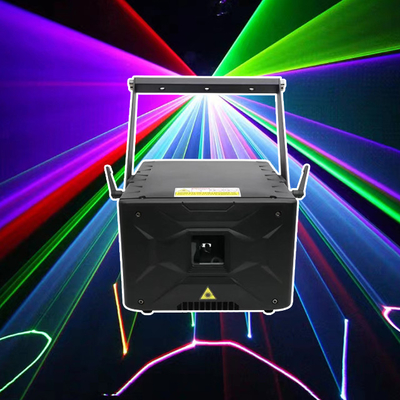 50000 ساعت زمان ليزر نور 10W RGBW صحنه RGB انیمیشن دی جی دیسکو نور