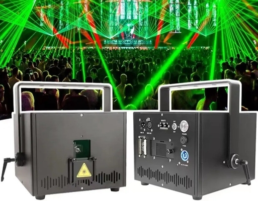 چراغ های لیزری کنترل از راه دور 10W IP44 با گزینه های رنگی