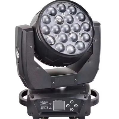 پشتیبانی Dimmer بله 19pcs چشم زنبور بزرگ LED حرکت چراغ سر برای تجهیزات دی جی